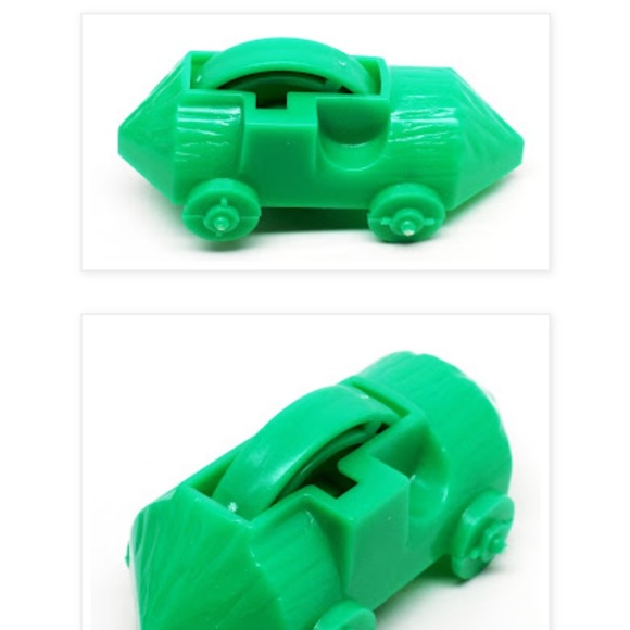 Vintage 90’-91’ Post Fruity Pebbles Cereal Flintstones Bedrock Car (Green) - Picture 3 of 7